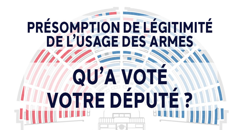 Présomption de légitimité de l’usage des armes : Quels députés ont voté contre ?